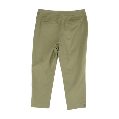 Green Solid Chino Pants