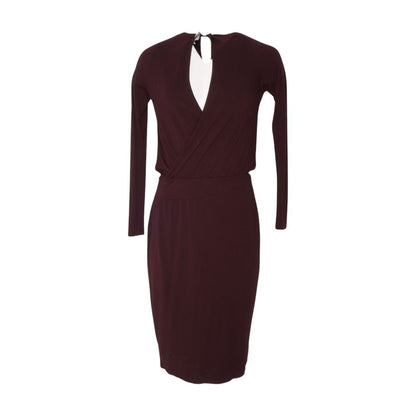 Burgundy Midi Dress
