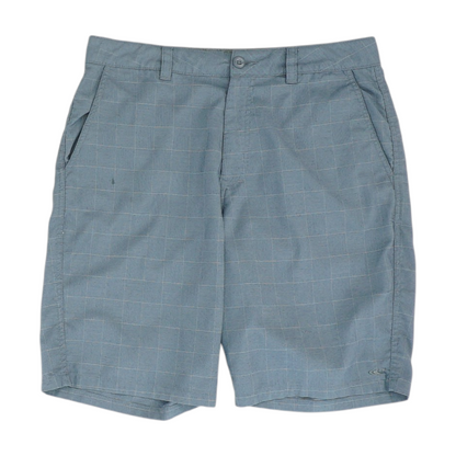 Blue Check Active Shorts