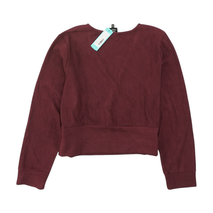 Burgundy Blouse