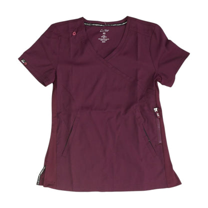 Maroon Scrub Top
