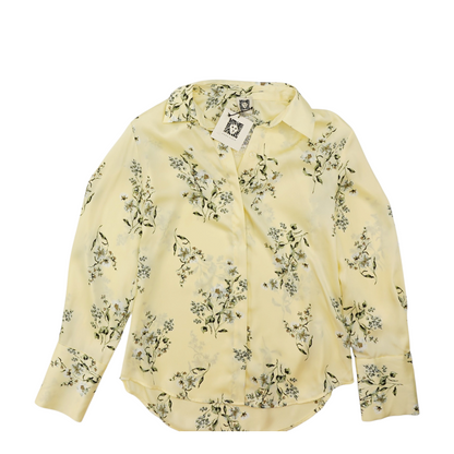 Yellow Floral Button Down
