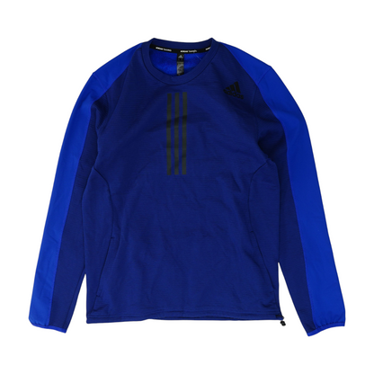 Navy Solid Sweatshirt Pullover