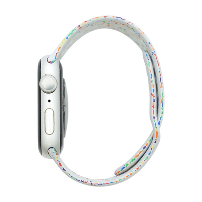 44mm Series 5 Silver Smartwatch White Band S/M