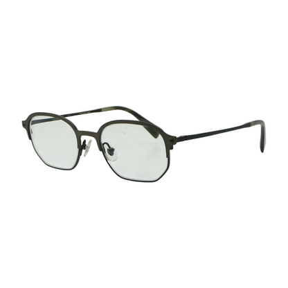 Brown Gibbs Geometric Prescription Eyewear