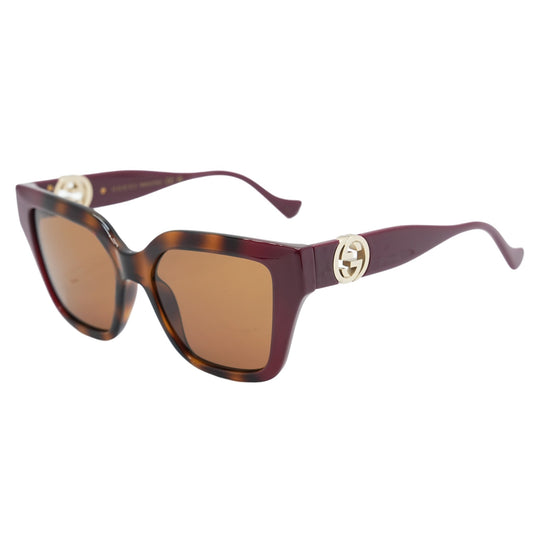 Maroon GG1023S Cat Eye Sunglasses