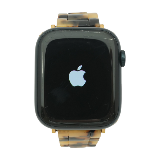 45mm Series 7 Midnight Smartwatch Brown Band S/M