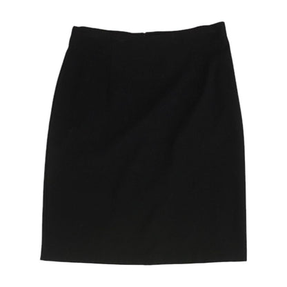Black Solid Mini Skirt