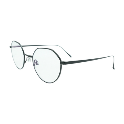 Black Gavin N Geometric Prescription Eyewear