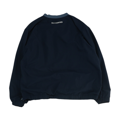 Navy Seattle Seahawks Solid Sweatshirt Pullover