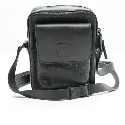 Black Klassik Leather Mini Crossbody Bag