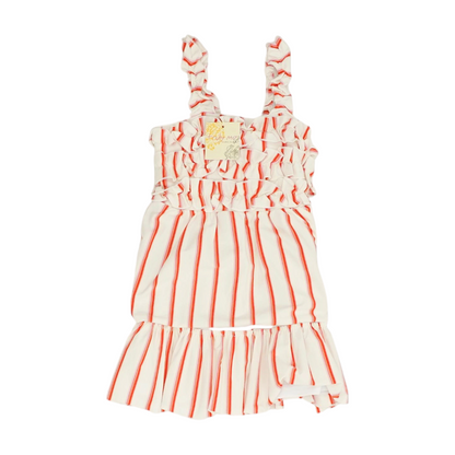 White Striped Dress