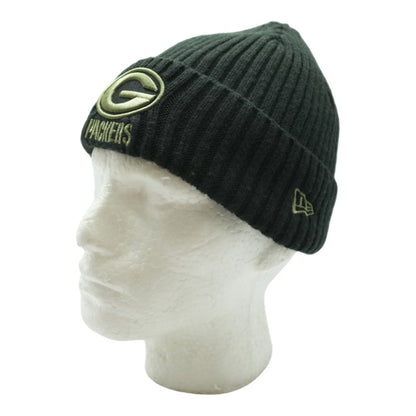 Black Green Bay Packers Beanie Hat