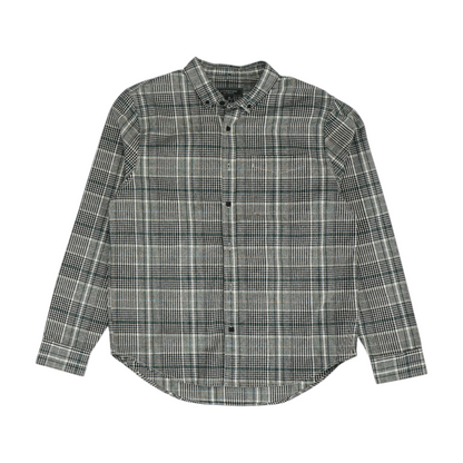 Multi Plaid Flannel Button Down