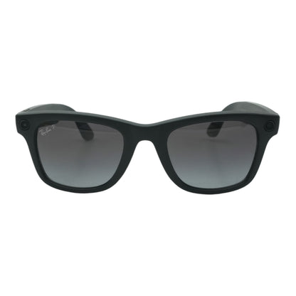 Black Wayfarer Smart Glasses