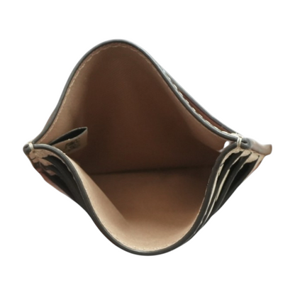 Beige Card Case Wallet