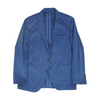 Navy Long Solid Sport Coat