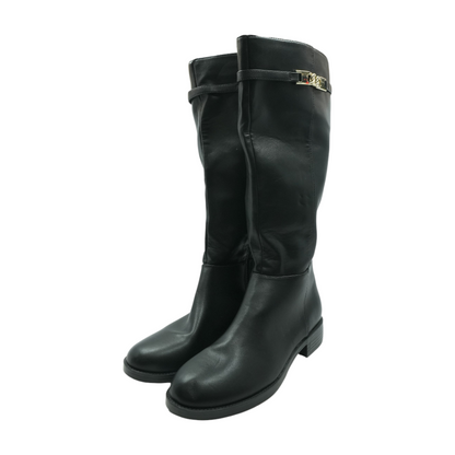 Black Knee-High Boots