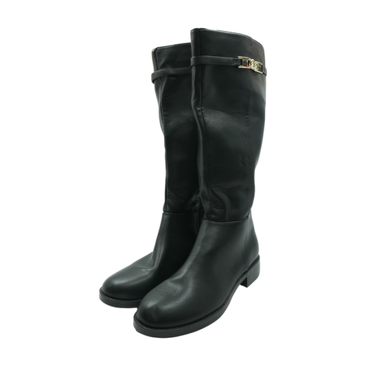 Black Knee-High Boots