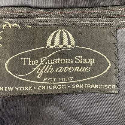 Vintage Gray Striped Sport Coat