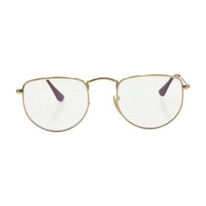 Gold Elon Square Prescription Eyewear