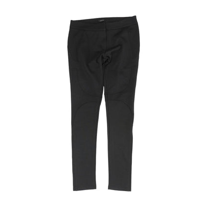 Black Solid Pants
