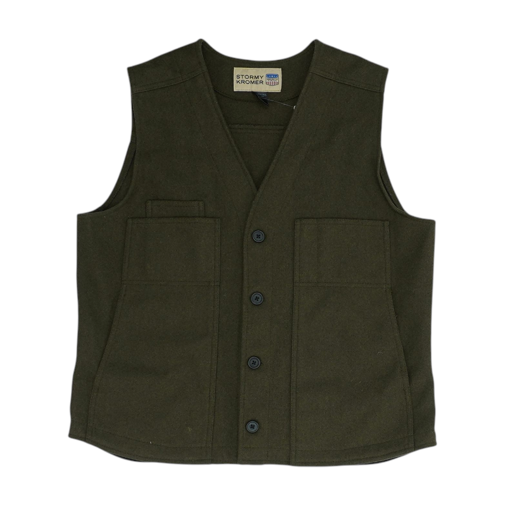 Green Solid Vest