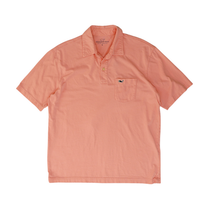 Pink Solid Short Sleeve Polo