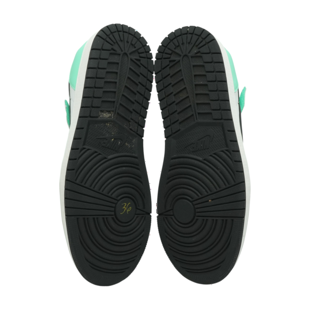 Air Jordan 1 Low FlyEase 'Green Glow' Low-Top Athletic Shoes