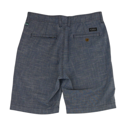 Navy Abstract Chino Shorts