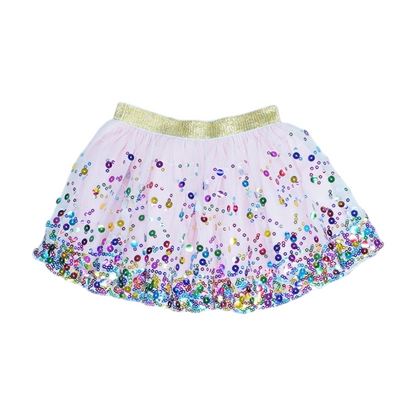 Pink Print Skirt