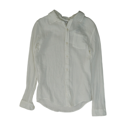 White Long Sleeve Button Down