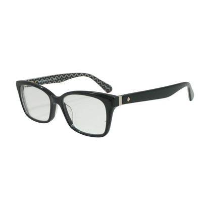 Black Jeri Rectangle Prescription Eyewear