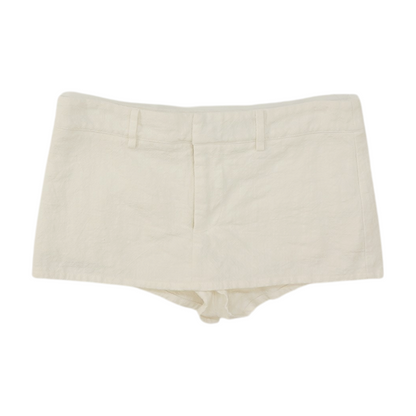 White Mini Skort