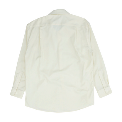 Yellow Solid Long Sleeve Button Down