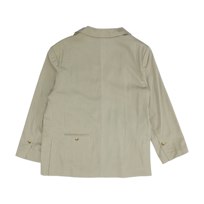 Tan Solid Blazer