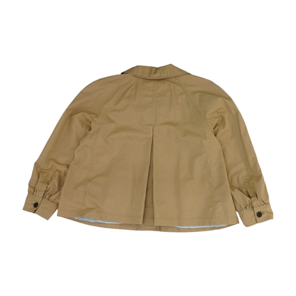 Beige Solid Jacket