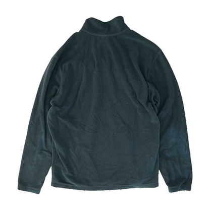 Gray Solid 1/4 Zip Pullover