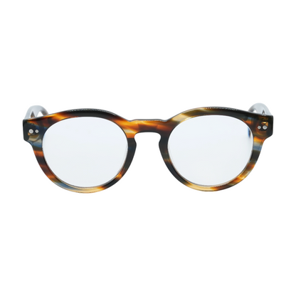Tortoise Tal M Round Prescription Eyewear
