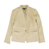 Beige Herringbone Blazer