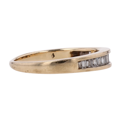 1/8 ctw 14K Yellow Gold Diamond Band Ring
