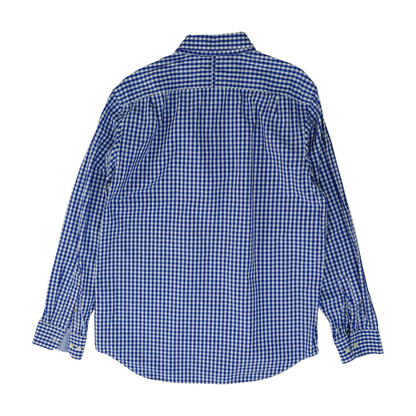 Blue Check Long Sleeve Button Down