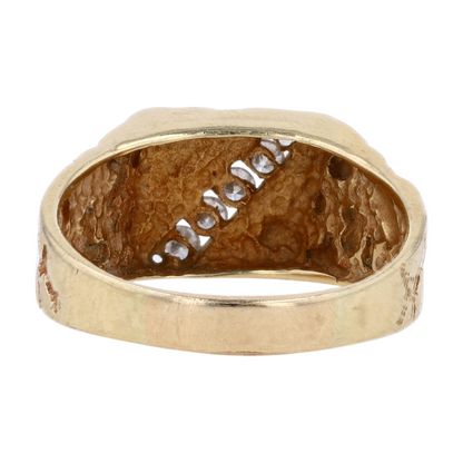 1/6 ctw 14K Yellow Gold Diamond Fashion Ring
