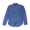 Navy Solid Long Sleeve Button Down