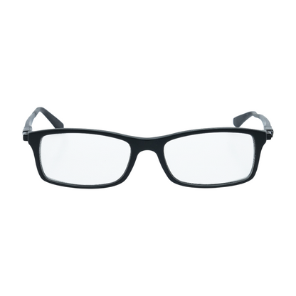 Black RB 7017 Rectangle Prescription Eyewear