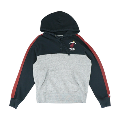 Black Color Block Hoodie Pullover