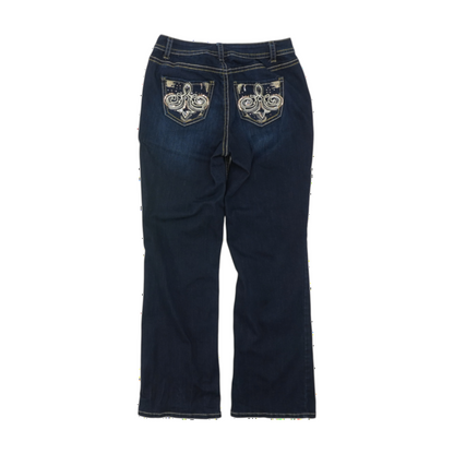 Navy Long Regular Jeans
