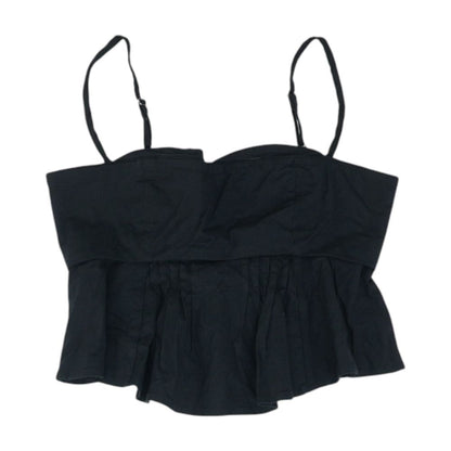 Black Cropped Blouse