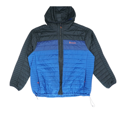 Blue Color Block Jacket