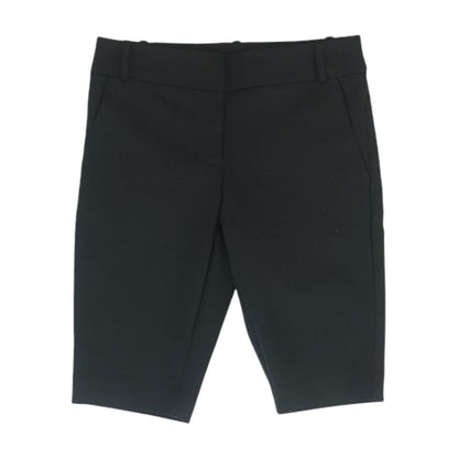 Black Solid Chino Shorts